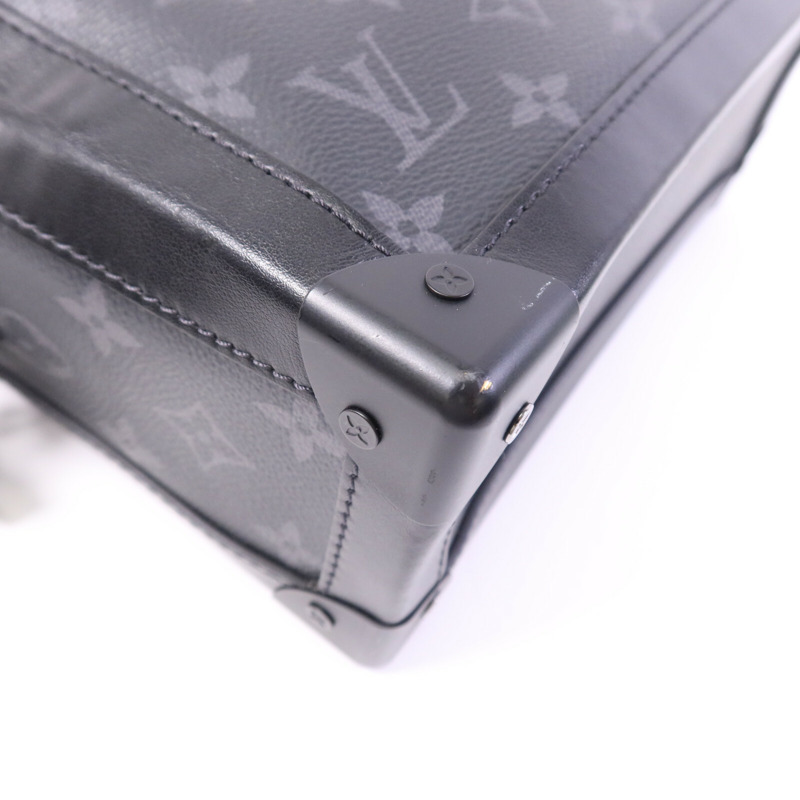 LOUIS VUITTON Monogram Eclipse Soft Trunk肩背袋-11