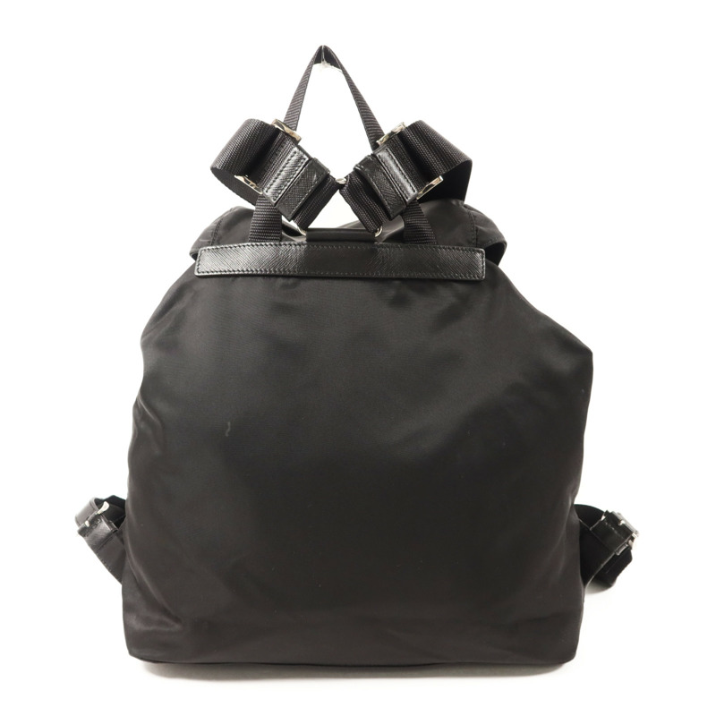 PRADA 尼龍Backpack銀扣背包-1