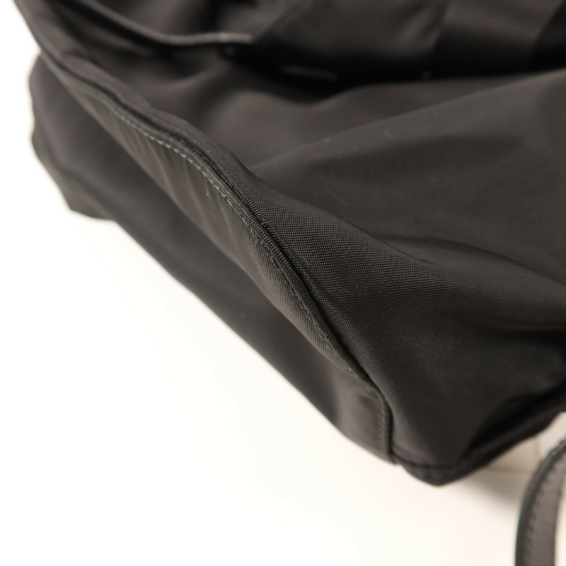 PRADA 尼龍Backpack銀扣背包-13