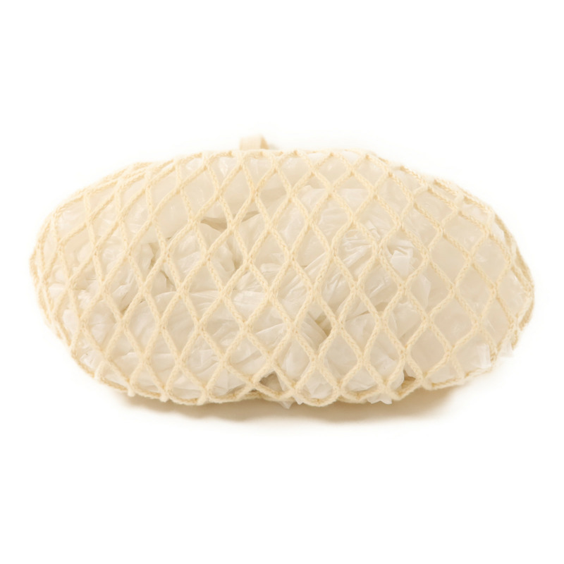 Longchamp 針織布料Le Pliage Filet金扣手挽肩背兩用袋-3