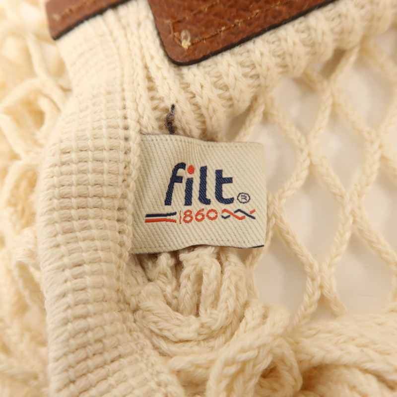 Longchamp 針織布料Le Pliage Filet金扣手挽肩背兩用袋-6