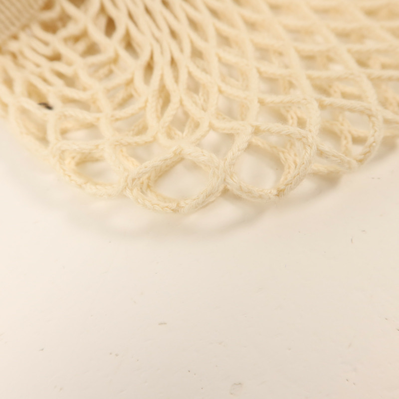 Longchamp 針織布料Le Pliage Filet金扣手挽肩背兩用袋-13