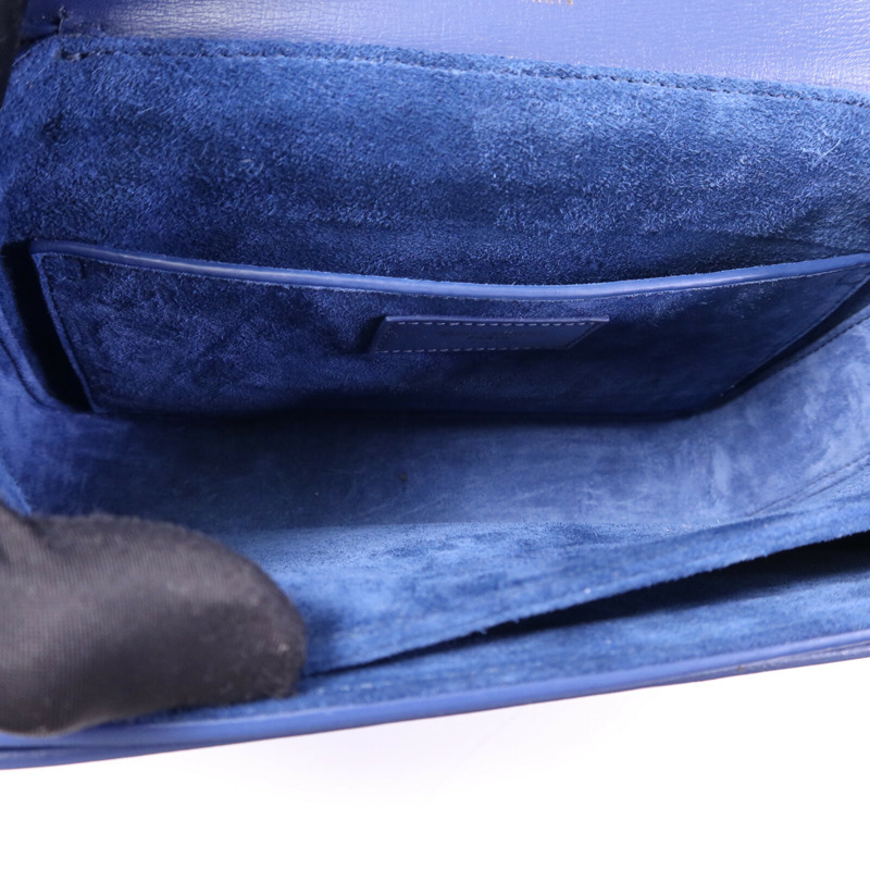 SAINT LAURENT 牛皮皮革Bellechasse銀扣肩背袋-5