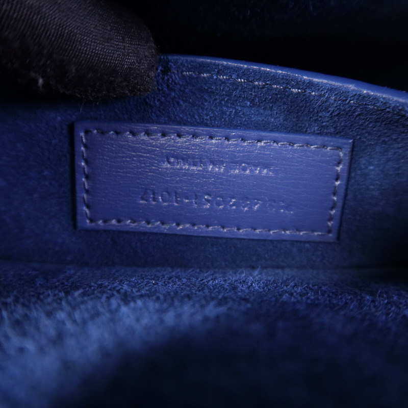 SAINT LAURENT 牛皮皮革Bellechasse銀扣肩背袋-8