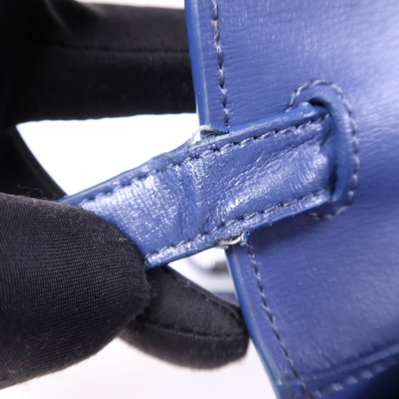 SAINT LAURENT 牛皮皮革Bellechasse銀扣肩背袋-17