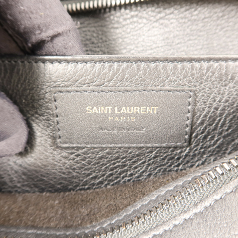 SAINT LAURENT 牛皮皮革Downtown Cabas手挽肩背兩用袋-6