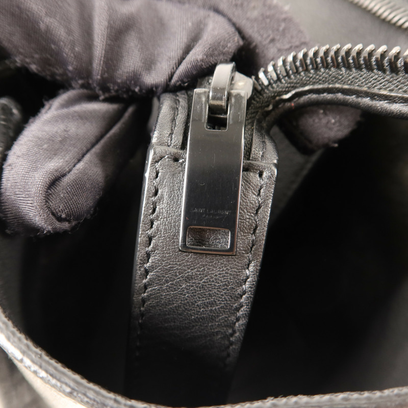 SAINT LAURENT 牛皮皮革Downtown Cabas手挽肩背兩用袋-8