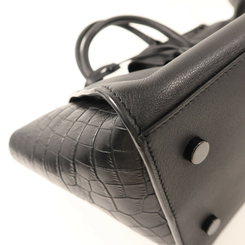 SAINT LAURENT 牛皮皮革Downtown Cabas手挽肩背兩用袋-13