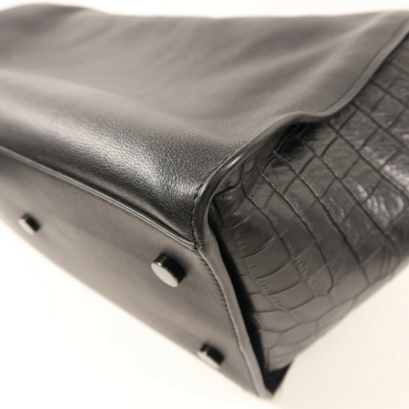 SAINT LAURENT 牛皮皮革Downtown Cabas手挽肩背兩用袋-14