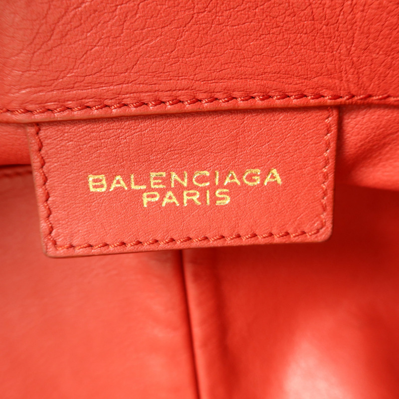 BALENCIAGA 羊皮皮革Papier A4金扣手挽袋-6