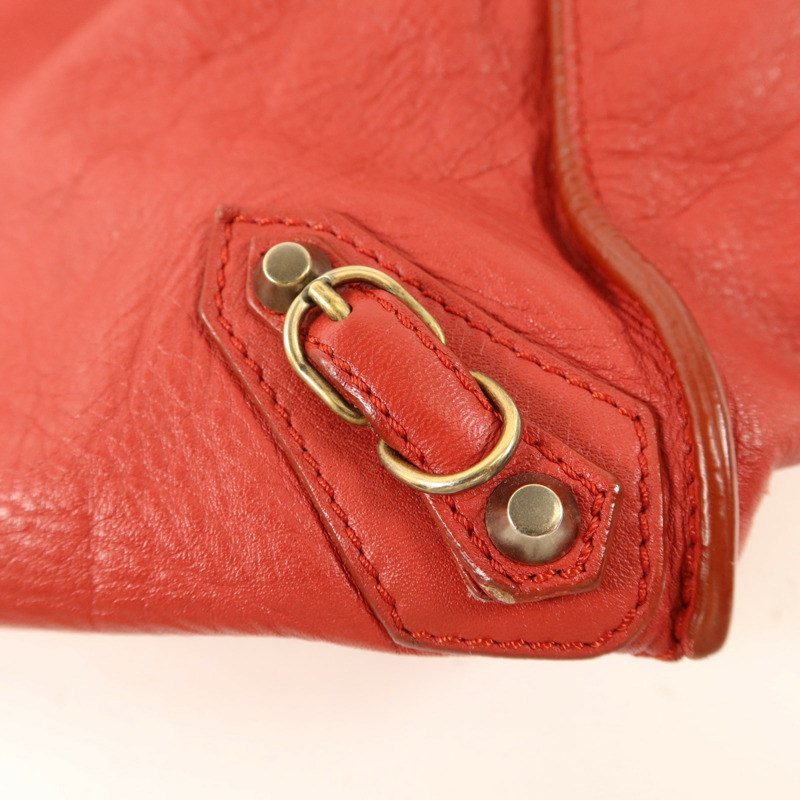 BALENCIAGA 羊皮皮革Papier A4金扣手挽袋-8