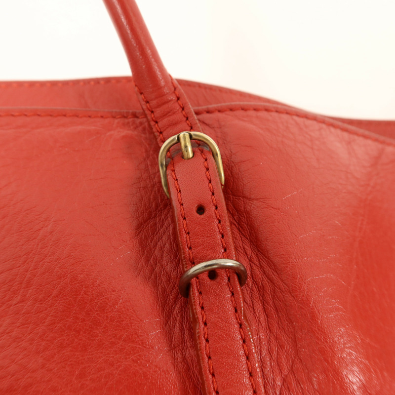 BALENCIAGA 羊皮皮革Papier A4金扣手挽袋-9