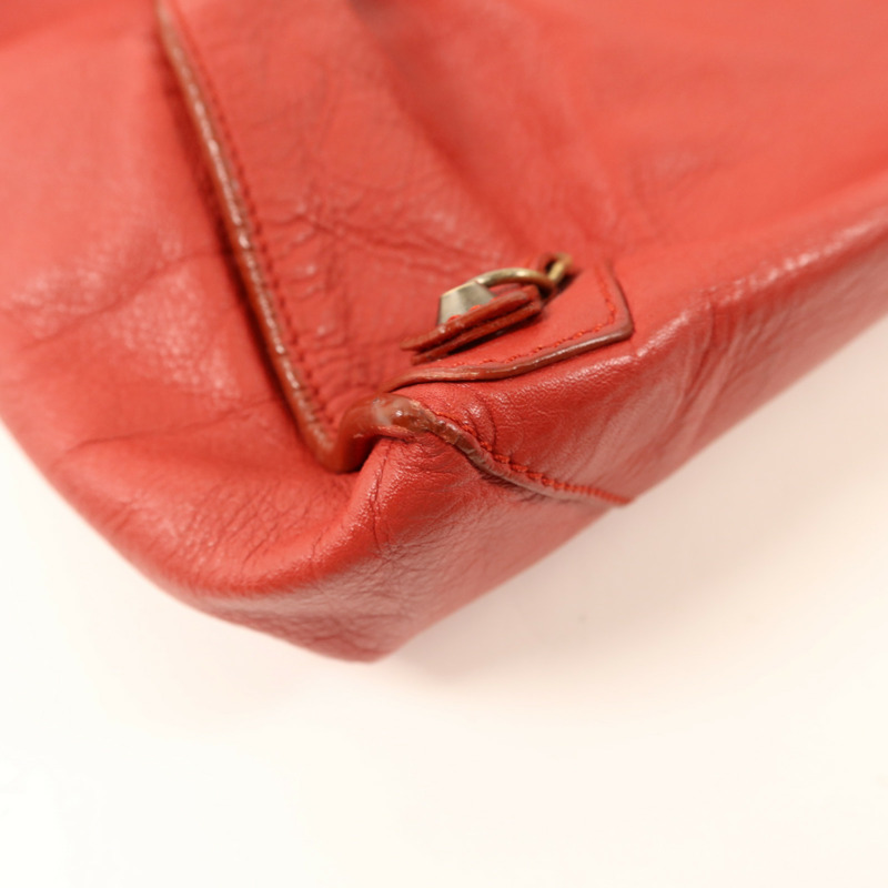 BALENCIAGA 羊皮皮革Papier A4金扣手挽袋-12