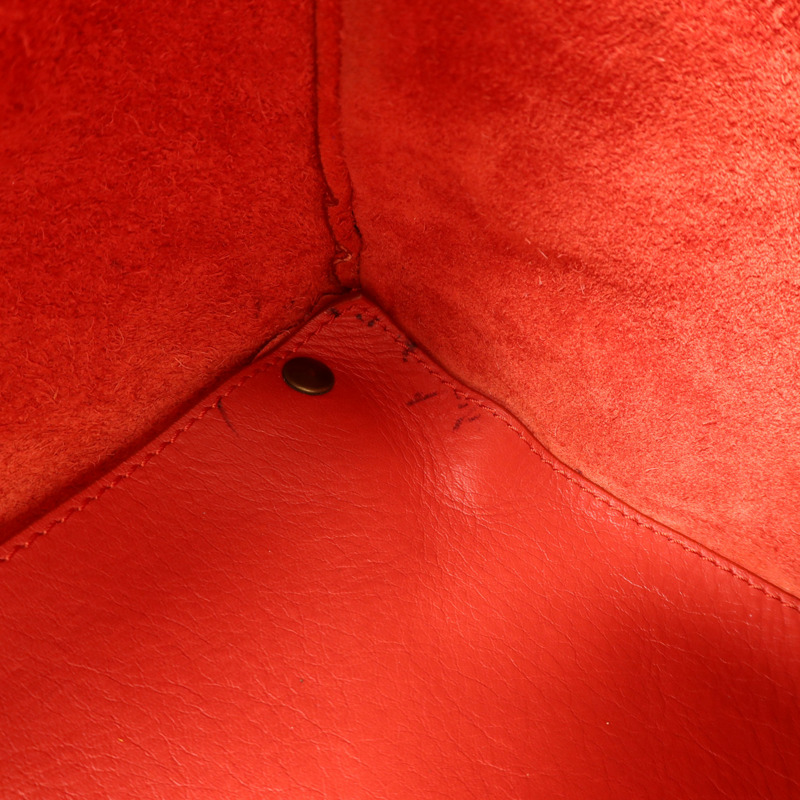 BALENCIAGA 羊皮皮革Papier A4金扣手挽袋-20