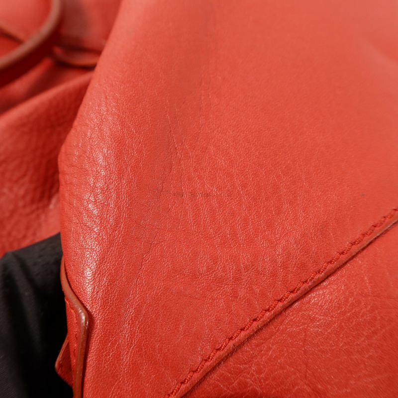 BALENCIAGA 羊皮皮革Papier A4金扣手挽袋-23