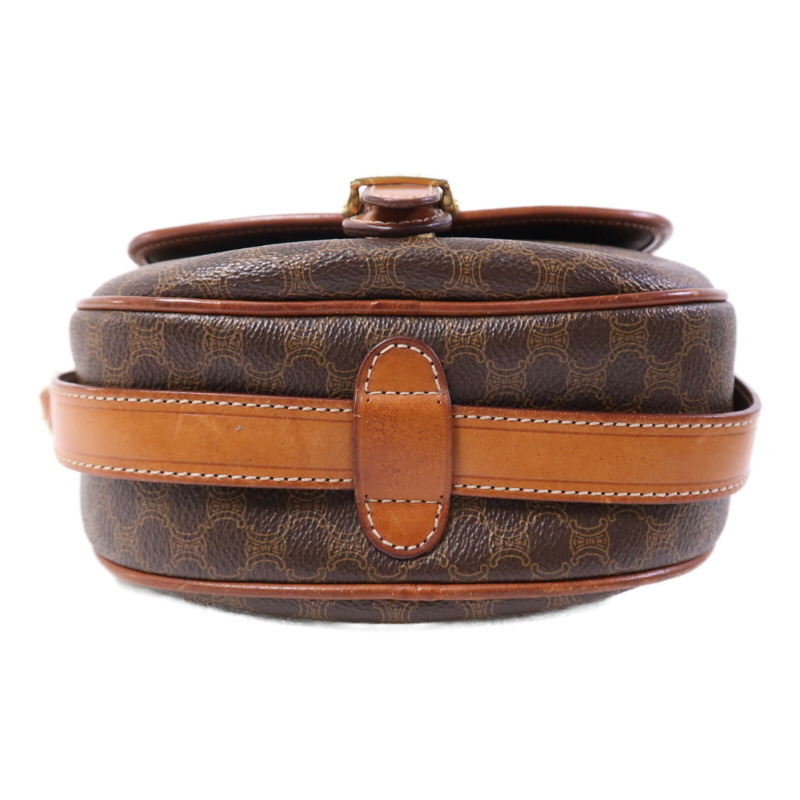 CELINE 塗層帆布Vintage Madama金扣肩背袋-3