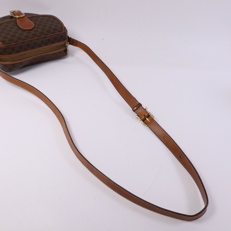 CELINE 塗層帆布Vintage Madama金扣肩背袋-8