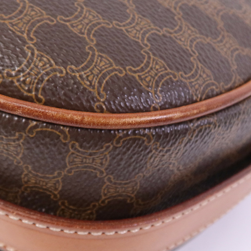 CELINE 塗層帆布Vintage Madama金扣肩背袋-11