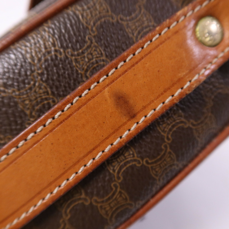 CELINE 塗層帆布Vintage Madama金扣肩背袋-16