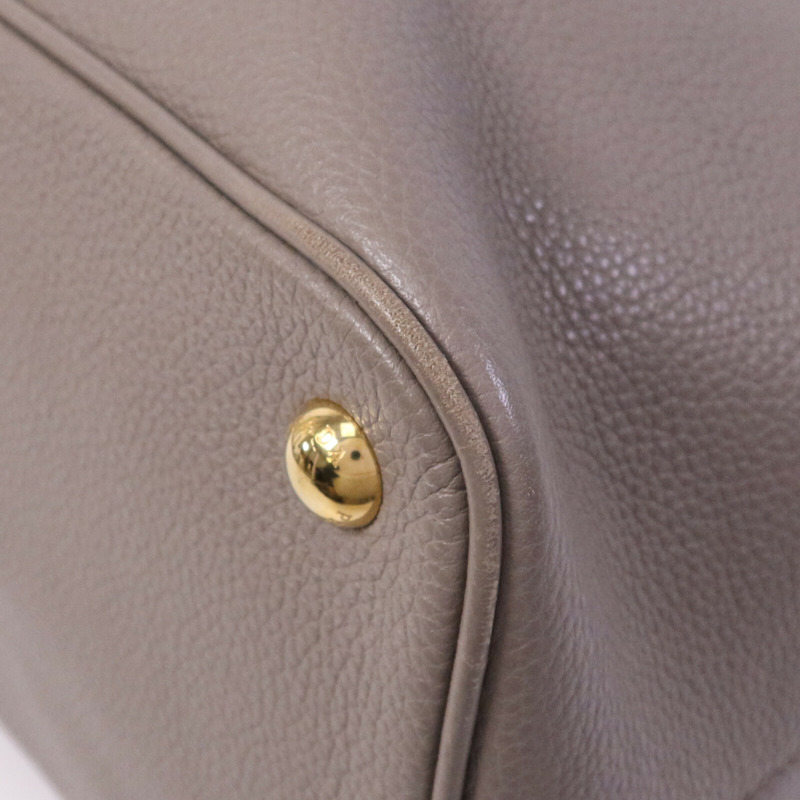 PRADA 牛皮皮革Vitello Daino金扣手挽肩背兩用袋-11