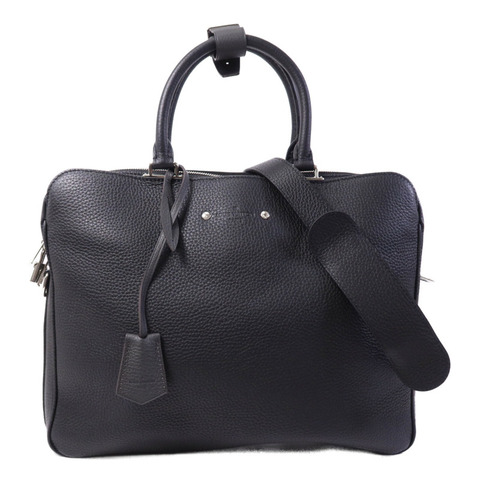 LOUIS VUITTON Taurillon Armand Briefcase銀扣手挽肩背兩用袋