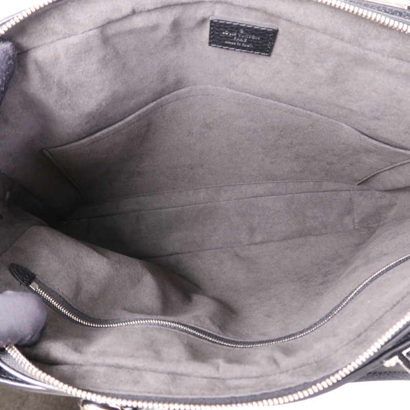 LOUIS VUITTON Taurillon Armand Briefcase銀扣手挽肩背兩用袋-4