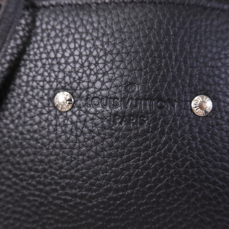 LOUIS VUITTON Taurillon Armand Briefcase銀扣手挽肩背兩用袋-8