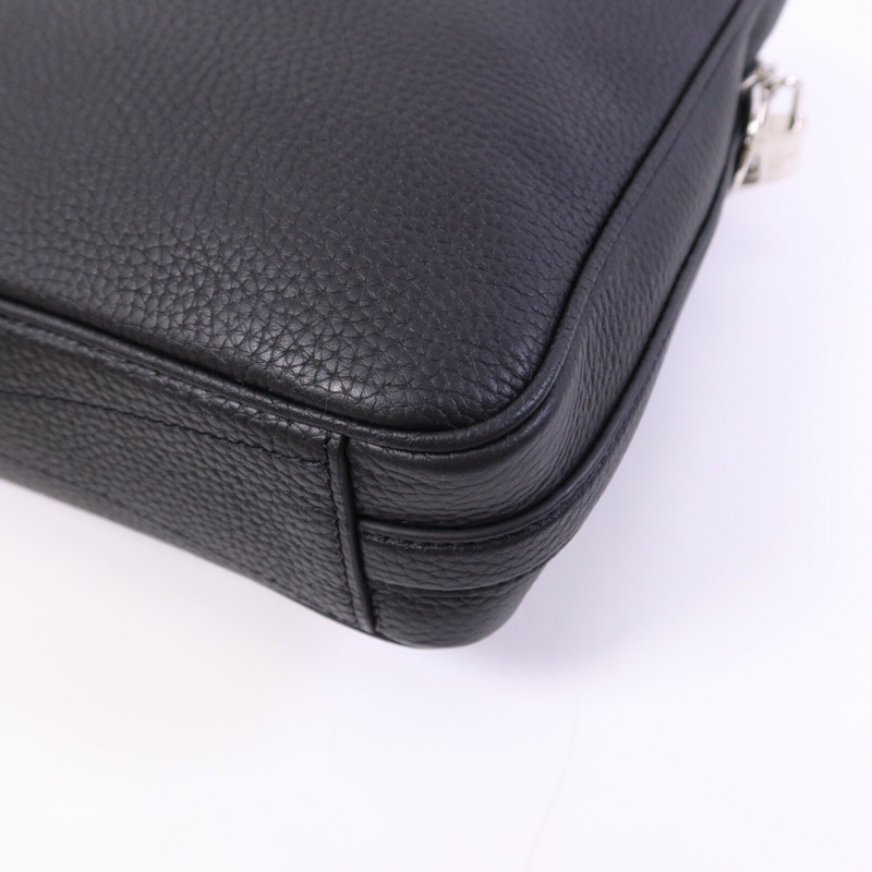 LOUIS VUITTON Taurillon Armand Briefcase銀扣手挽肩背兩用袋-14