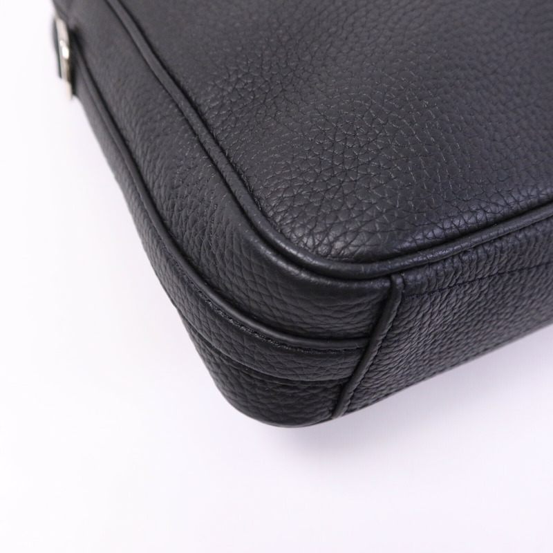 LOUIS VUITTON Taurillon Armand Briefcase銀扣手挽肩背兩用袋-15