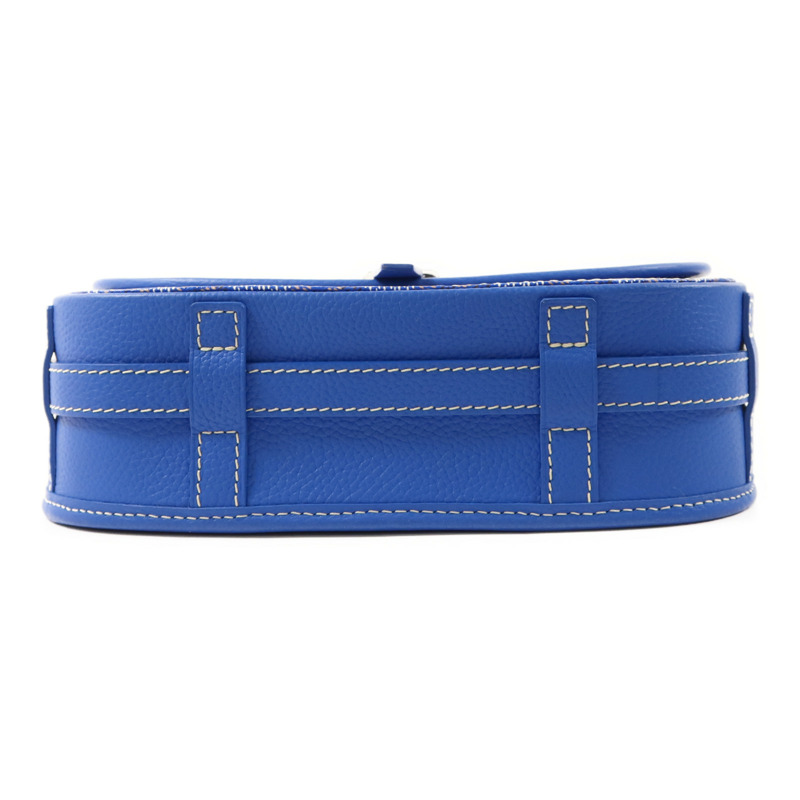 GOYARD 塗層帆布Belvedere PM銀扣肩背袋-3