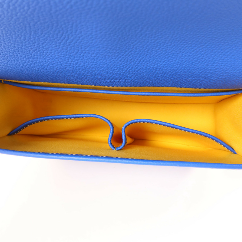 GOYARD 塗層帆布Belvedere PM銀扣肩背袋-5