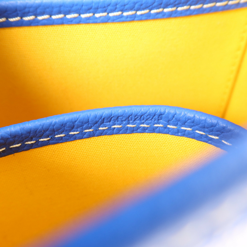 GOYARD 塗層帆布Belvedere PM銀扣肩背袋-7