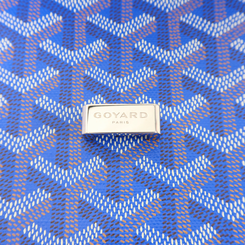 GOYARD 塗層帆布Belvedere PM銀扣肩背袋-8