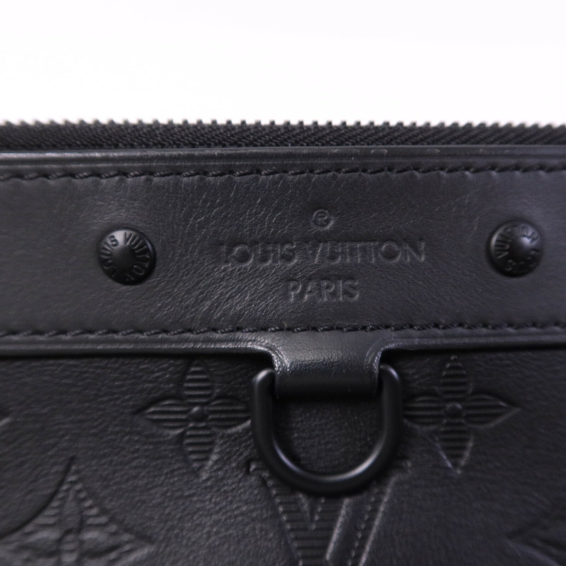 LOUIS VUITTON Monogram Shadow Pochette Discovery手拿包-13
