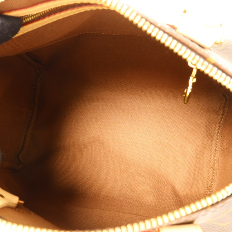 LOUIS VUITTON Monogram Speedy 25 Bandouliere金扣手挽肩背兩用袋-5