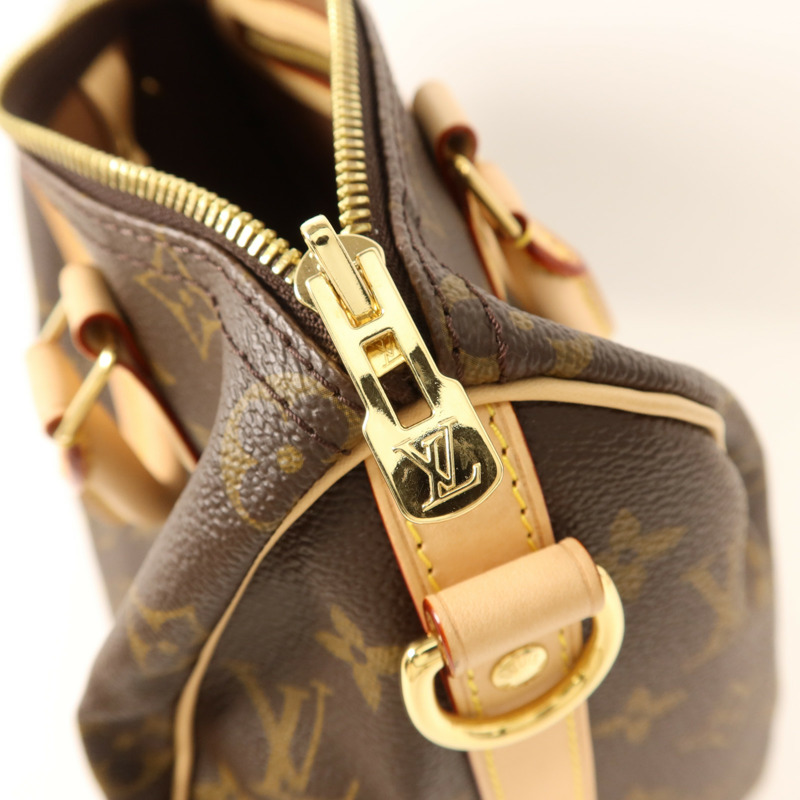 LOUIS VUITTON Monogram Speedy 25 Bandouliere金扣手挽肩背兩用袋-8