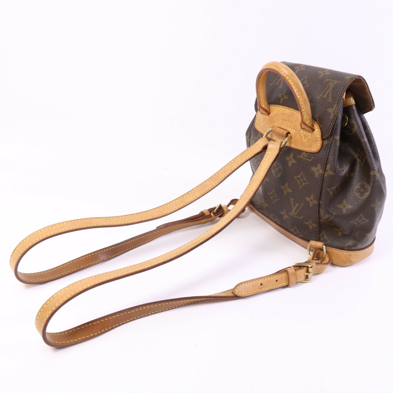 LOUIS VUITTON Monogram Montsouris PM金扣背包-7