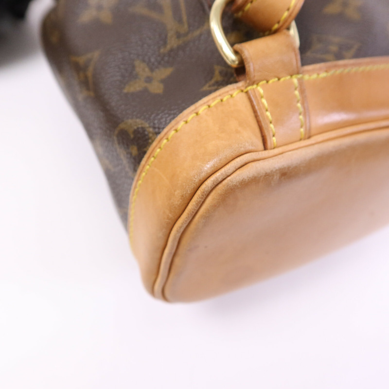 LOUIS VUITTON Monogram Montsouris PM金扣背包-11