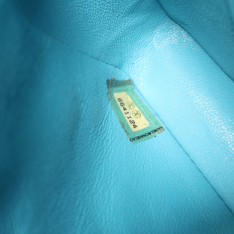 CHANEL 羊皮皮革Chocolate Bar Vintage金扣鏈帶肩背袋-7