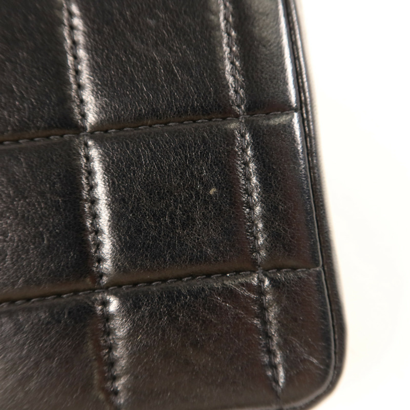 CHANEL 羊皮皮革Chocolate Bar Vintage金扣鏈帶肩背袋-15