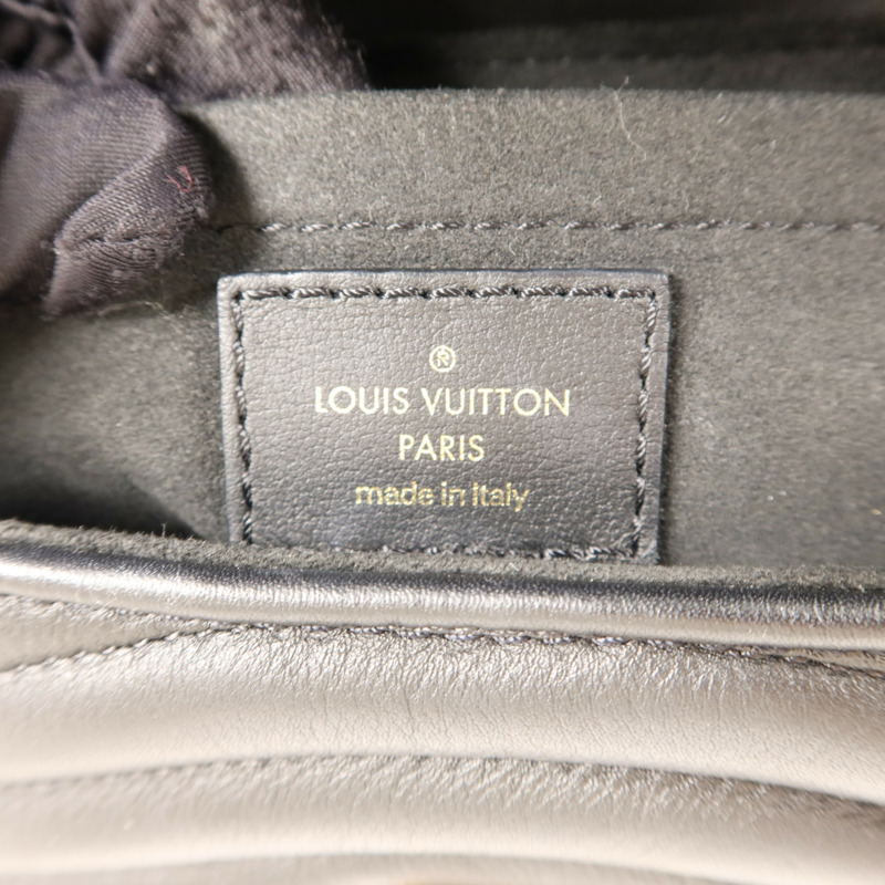LOUIS VUITTON 牛皮皮革New Wave MM金扣鏈帶手挽肩背兩用袋-6