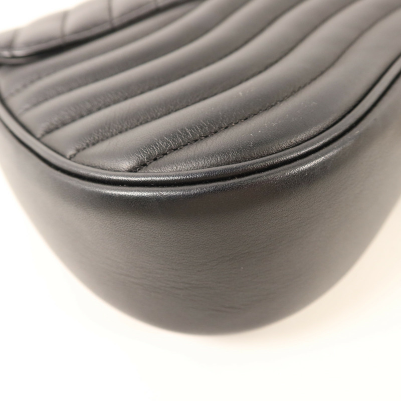 LOUIS VUITTON 牛皮皮革New Wave MM金扣鏈帶手挽肩背兩用袋-14