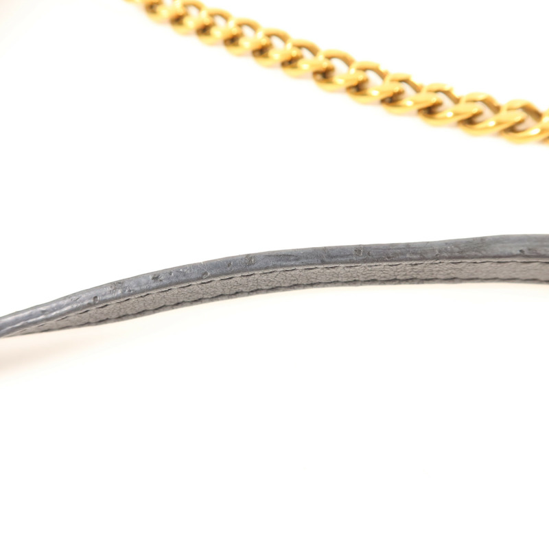 LOUIS VUITTON 牛皮皮革New Wave MM金扣鏈帶手挽肩背兩用袋-18