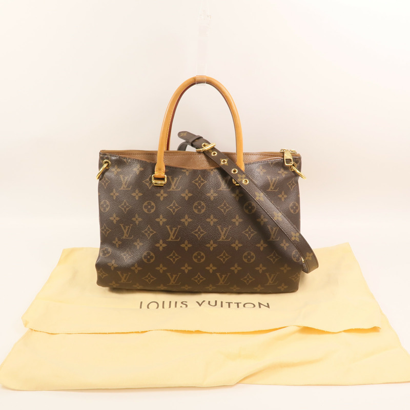 LOUIS VUITTON Monogram Pallas MM金扣手挽肩背兩用袋-8