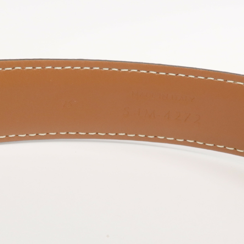 CELINE 牛皮皮革Belt金扣皮帶-10