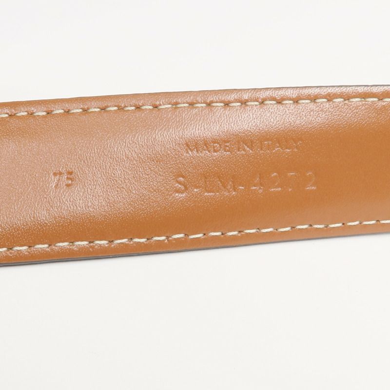 CELINE 牛皮皮革Belt金扣皮帶-11