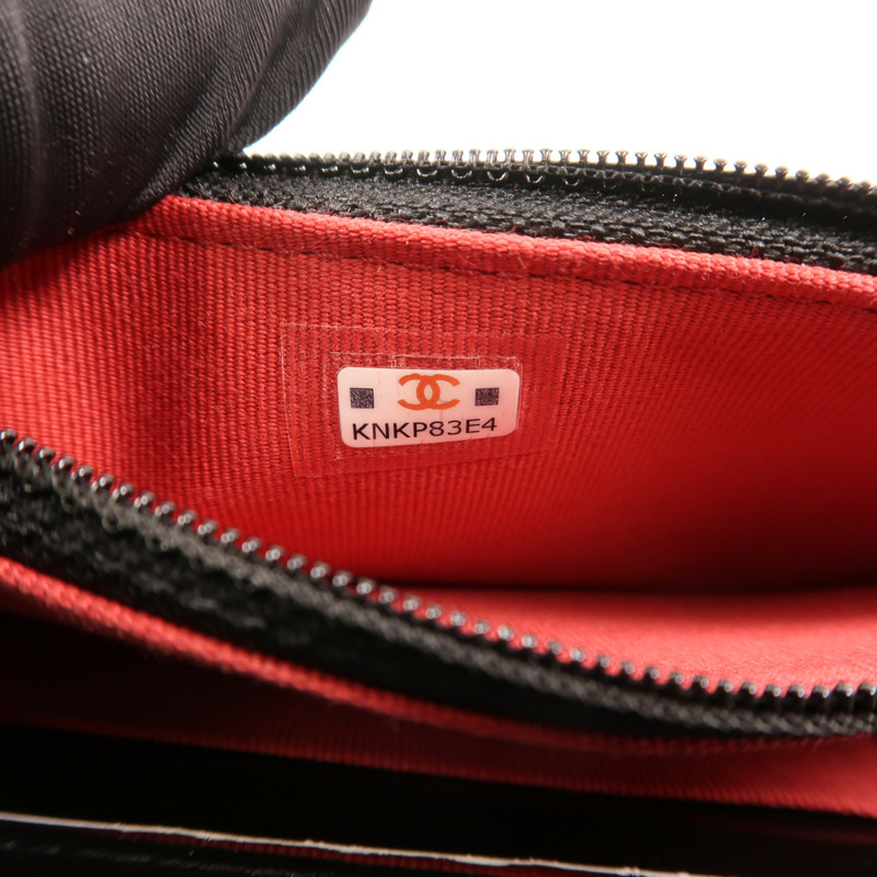 CHANEL 羊皮皮革Chanel 19 Phone Bag金扣鏈帶手挽肩背兩用袋-6