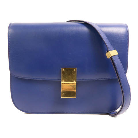 CELINE 牛皮皮革Classic Box金扣肩背袋