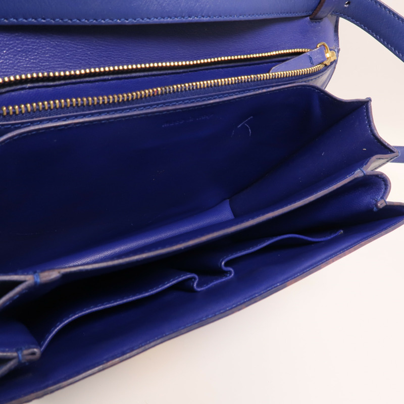 CELINE 牛皮皮革Classic Box金扣肩背袋-4