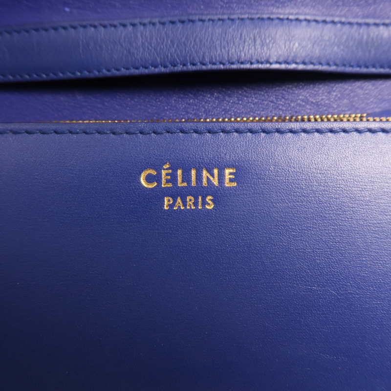 CELINE 牛皮皮革Classic Box金扣肩背袋-5